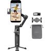 DJI Osmo Mobile 7P Stabilizzatore per iPhone, Android, Tracciamento nativo, Illuminazione, Stabilizzatore 3 assi per smartphone, Avvio rapido, Manico telescopico e treppiede integrati