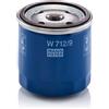 Mann Filter MANN-FILTER W 712/9 Filtro dell'olio - per Autovetture + veicoli commeriali
