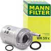 Mann Filter MANN-FILTER WK 59 x Filtro carburante - per Autovetture + veicoli commeriali