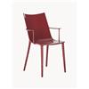 Kartell Sedia con braccioli in plastica H. H.H.