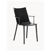 Kartell Sedia con braccioli in plastica H. H.H.