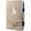Grupo Erik Star Wars Luke Skywalker Taccuino A5 con Penna Spada Laser | Quaderno Appunti, 192 Pagine Bianche, Copertina Rigida, Diario Personale, Star Wars Gadget