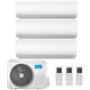 MIDEA CONDIZIONATORE MIDEA EXTREME TRIAL SPLIT 9000+9000+12000 BTU INVERTER R32 M3OG-21HFN8-Q A++ WIFI