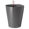 LECHUZA DELTINI antracite metallizzato, art. 14903, da interno, 15x19x11.5 cm