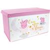FUN HOUSE 713498 PEPPA PIG Cassetta portagiocattoli pieghevole, 55,5 x 34,5 x 34 cm per bambini