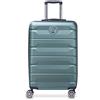 DELSEY PARIS - AIR ARMOUR - Valigia Rigida Media Estensibile - 68x44x32 cm - 77 L - L - Verde