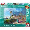 Schmidt Spiele 58042 Thomas Kinkade, Disney, Frozen, Celebrating in Arendelle, Puzzle da 1000 pezzi, Multicolore, normale