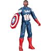 Marvel Hasbro Marvel Marvel Studios Brave New World, Titan Hero Series, Action Figure di Captain America, Colore, Escala de 30 cm, F9276