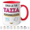 Caribu design Tazza Personalizzata con Foto, Testo, Logo - Idea Regalo Originale per San Valentino, Compleanno, Anniversario, Natale e Feste - Mug Personalizzabile Bianca/Colorata