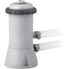Intex 28604-Pompa Filtro a Cartuccia Krystal Clear, Flusso d'Acqua 2006 L/h,di Sistema 1703 L/h, per Piscine Easy Set da 366-396-457 cm,Frame da 366 cm, Rettangolari da 300-400 cm, Plastica, Grigio
