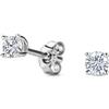 Miore 1.00CT Orecchini Argento con Moissanite, Orecchini in Argento Sterling da Donna per Lobi e Piercing, Gioielli in Argento Sterling 925 Ipoallergenici per Uomo e Donna, Custodia Gioielli Inclusa