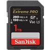 SanDisk SanDisk Extreme Pro - Scheda di memoria flash - 1 TB - Video Class V60 / UHS-II U3 / Class10 - UHS-II SDXC SDSDXEP-1T00-GN4IN