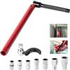 SUPAWAY 9 Chiave rubinetto lavello Chiavi per dadi dei rubinetti set 13 mm Chiave per rubinetto sottolavello Adattatore 8-17 mm strumento Chiave regolabile per lavabo per l'installazione dei rubinetti
