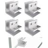 Lyeteung 4 Pezzi 13.5mm Morsetto in Vetro, Lega di Alluminio Vetro Clip, Supporti per Vetro Regolabili, Clip di Fissaggio in Vetro, Morsetti per Vetro, per Vetri Spessi 10-13 mm, 90 Gradi
