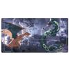 Tappetino gioco gomma gioco carte Pokemon Center originale Charizard VS Rayqu...
