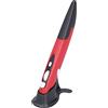 Cyllde Penna Mouse Wireless, Dimensione Penna, Sensibile 3dpi, Utilizzabile Anche da Utenti Mancini, Elementi Sensibili di Precisione, Adatto per PC, Smart TV, Set Top Box, Laptop(Nero Rosso)