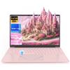 PINSTONE PC Portatile 15.6'' 16GB RAM 512GB SSD Computer Portatile Quad Core N95 Notebook, supporto Laptop Touch ID, WiFi, BT4.2, tastiera retroilluminata, adatto per studenti/aziende