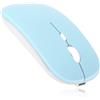 UrbanX 2.4GHz & Bluetooth Mouse, Rechargeable Wireless Mouse for Samsung Galaxy Tab S6 Lite Bluetooth Wireless Mouse for Laptop/PC/Mac/iPad pro/Computer/Tablet/Android Sky Blue