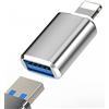 HOYULLI Lightning A USB Femmina Adattatore Per IPhone 14 13 OTG Jack Cavo Da Per Apple 3.0 Trasferire Dati Foto Chiavetta Memoria Reader Card Macchina Lettore Fotocamera Per iPad Esterna Mouse Tastiera ip-OTG