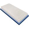 Baldiflex Emporio Materasso Lattice Singolo 90x200 cm Alto 18 cm con 7 Zone a Portanza Differenziata e Fodera 3D Air in Aloe Vera Sfoderabile Antiacaro e Traspirante
