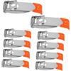 HOMSFOU 10pezzi Clip Di Montaggio Per Luci Pannello Led Accessori Per Faretti Led Clip Per Lampade Da Soffitto Morsetti Di Fissaggio Per Illuminazione Accessori Per Apparecchi Di Illuminaz