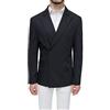Evoga Giacca Uomo Sartoriale Doppiopetto Blazer Elegante Cerimonia (S, Nero)