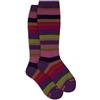 Gallo Calze lunghe bambino viola righe multicolor