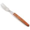 Arcos Coltelleria da Tavola - Forchetta Bistecca - Acciaio Inossidabile 18/10 e 200 mm - Manico Legno Compresso Colore Marrone