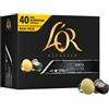 L'or Capsule LOR in alluminio, Espresso Onyx, compatibili con Nespresso