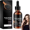 BommFu Olio per capelli di sesamo nero | 30 ml di olio di sesamo per la crescita dei capelli | Olio naturale per la crescita dei capelli | Trattamento contro la caduta dei capelli | Efficace contro la