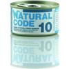 Natural code 10 gatto tonno e piccoli pesci bianchi 85 gr