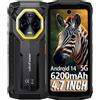 Ulefone ARMOR MINI 20 PRO TELEFONO INDESTRUTTIBILE ANDROID 14 5G 16+256GB/SD 2TB 4,7" HD