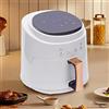 ARBGO Friggitrice ad aria calda digitale, 8 l, friggitrice ad aria calda 2 in 1, modalità temporizzazione preimpostata, friggitrice ad aria calda e grill, friggitrice sana senza olio, max 220 °C,