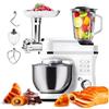 Avilia Robot da Cucina Planetaria 1900W con Tritacarne e Frullatore - Ciotola in Acciaio Inox da 6,5L - 6 Velocità e Funzione Pluse - Ideale per Impasti, Frullati e Tritature