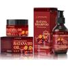 YJLYQF Batana - Set shampoo e balsamo per la crescita dei capelli naturali e biologici, nutre, ripristina i capelli danneggiati, rende lussuosi e lucenti