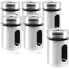 com-four® 6x Salt, Spice, & Herb spreader in acciaio inox e vetro