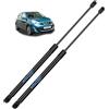 Koaudb 2x Ammortizzatori Posteriori per Nissan Micra Mk4 K13 2010-2016 | Nero Pistoncini Portellone Posteriore Molle a Gas Ammortizzatori Cofano Posteriore per #904513HN0A