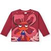 Tuc Tuc Maglietta da Ragazza in Rosso con Stampa Supereroe Collezione Super Natural (Taglia 4 Anni)