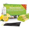 Luxflair 20 confezioni di bastoncini di incenso alla citronella, durata della combustione circa 120 ore (totale). Alternativa alla candela alla citronella per esterni/giardino