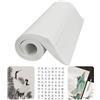 Hugwish 120pcs carta di riso xuan carta xuan paper rice paper 35 x 25cm per Calligrafia cinese, pittura cinese, Pittura, disegno (Carta di riso cotta)