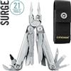 LEATHERMAN Pinza multiuso Leatherman Surge completo di fodero - alta qualità 21 utensili