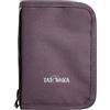 Tatonka Travel Zip M RFID Block - Borsa da viaggio/passaporto RFID - Certificazione TÜV - Offre spazio per passaporto, carte di credito e documenti di viaggio, Midnight Plum