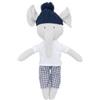DEGHI Peluche a forma di elefante 32h cm in velluto grigio - Kids