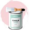PECTRO Chalk Paint Vernice a Gesso 750ml + Pennello Tondo in Legno Pack - Pittura per Mobili Senza Carteggiare - Chalk Paint Bianco e Colori per legno Efetto Polvere (ROSA PASTELLO)