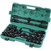 KATSU Tools KATSU 3/4 Set di Chiavi a Bussola Profonda Impact 26 Pezzi, 21-65mm Metrico con Chiave a Cricchetto a 24 Denti, Automotive Camion Trattori Motori Riparazione Meccanico Strumento (Budget)