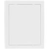 Haco Revisionstür - Revisionsklappe in weiß - 200 x 250 mm - hochwertiger ASA-Kuns...