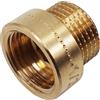 SKIR'CO (2 pz) Prolunga Filetto 1/2, Filettatura Maschio e Prolunga Filettatura Femmina 10 mm, Raccordo Tubo Ottone, Filettatura BSP