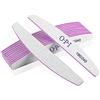 Elegance-go Lime per unghie 10 pezzi, lime per unghie professionali set Mezza luna Bilaterale Strumenti per la Cura Degli Unghie Strumenti per manicure Set Cura Degli Unghie, Ideali Per (grana 100/180) Nail File