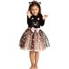 Sincere Party Costume di Halloween da gatto per ragazze Manica lunga Gatto di qualità Travestimento con coda e fascia per capelli per bambino 7-8 anni