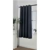 Gardinenbox München Dark 202410 - Tenda oscurante con occhielli, 175 x 145 cm, colore: grigio scuro